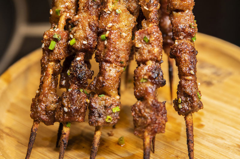 招牌驴肉烤串